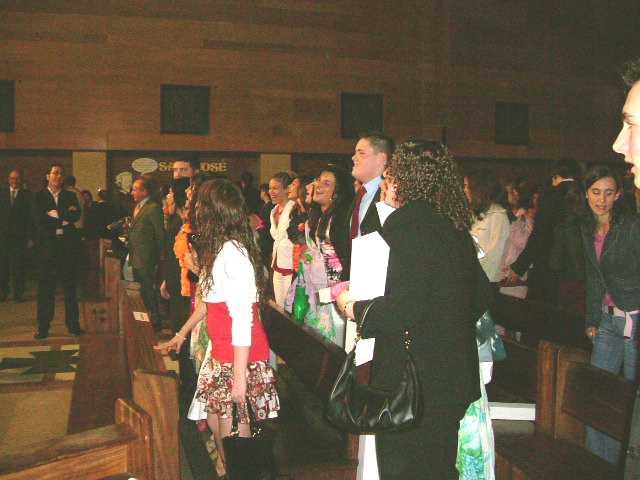 En la graduaci�n