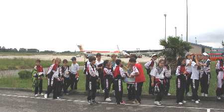 En el aeropuerto