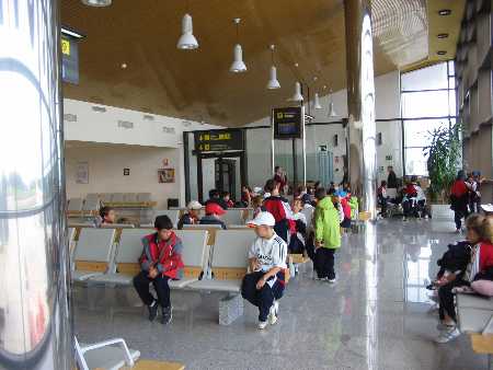 En el aeropuerto