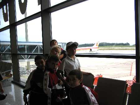 En el aeropuerto