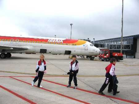 En el aeropuerto
