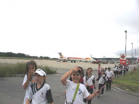 En el aeropuerto