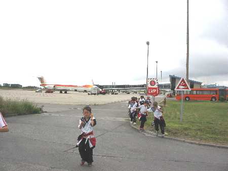 En el aeropuerto