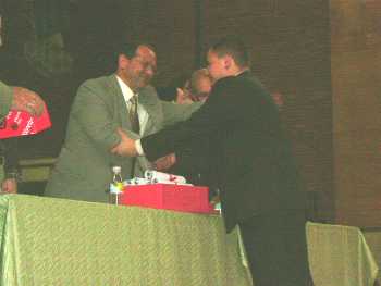 En la graduaci�n
