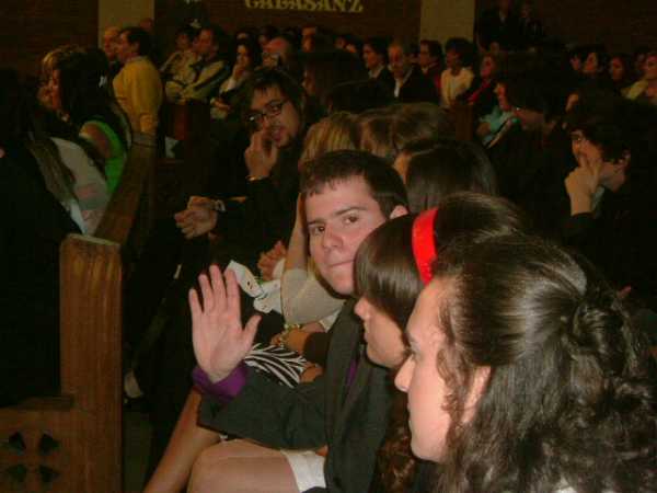 En la graduaci�n