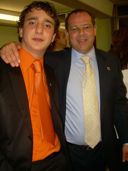 En la graduaci�n