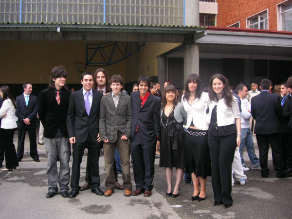 En la graduaci�n