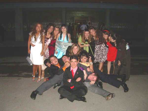 En la graduaci�n