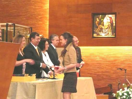 En la graduaci�n