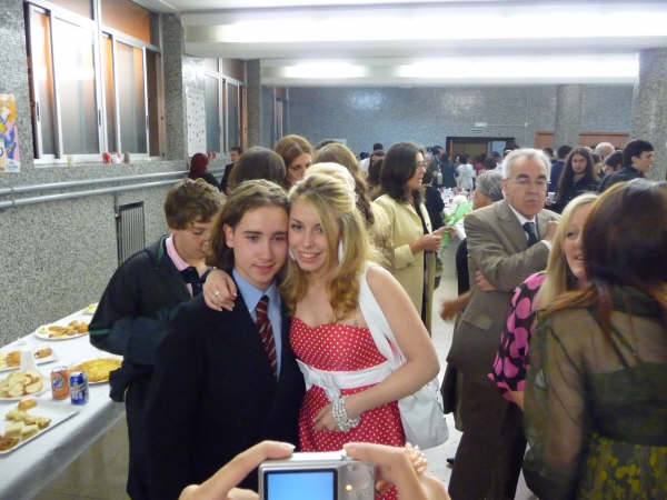En la graduaci�n