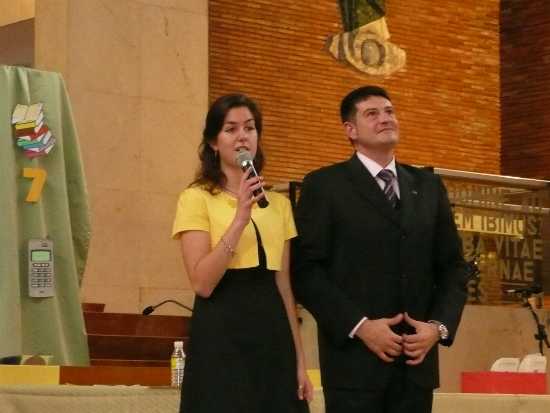 En la graduaci�n