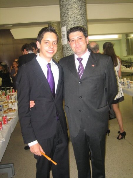 En la graduaci�n