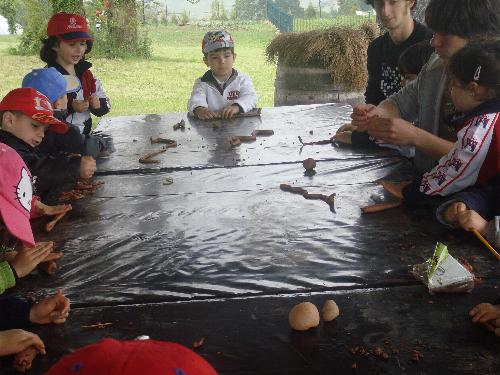 En la granja