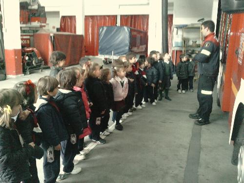 Con los Bomberos