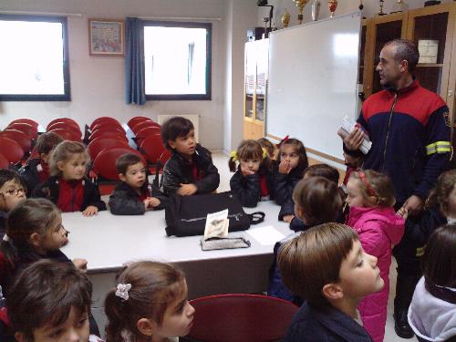 Con los Bomberos