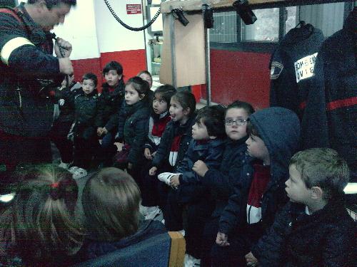 Con los Bomberos
