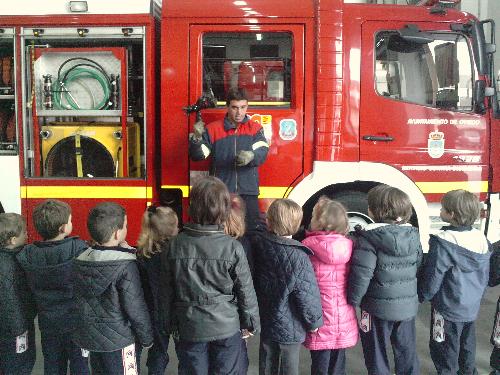 Con los Bomberos