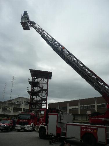 Con los Bomberos