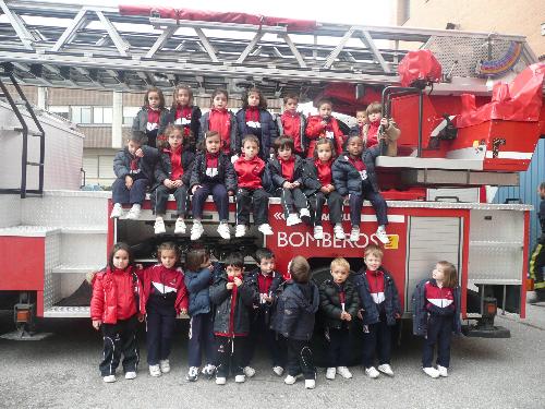 Con los Bomberos