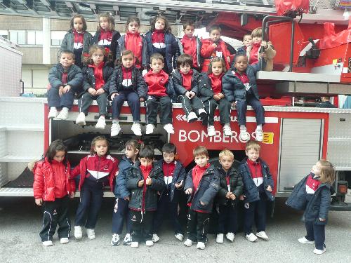 Con los Bomberos