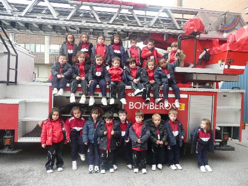 Con los Bomberos