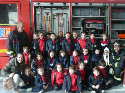 Con los Bomberos