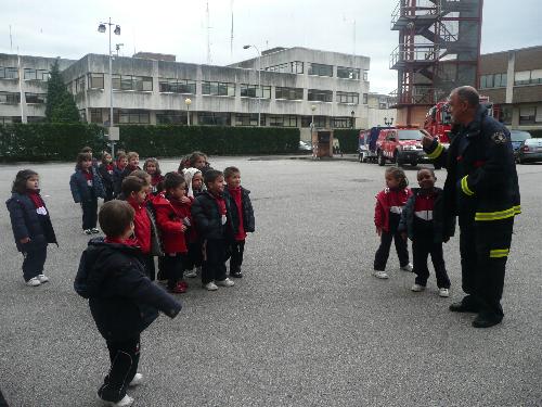 Con los Bomberos