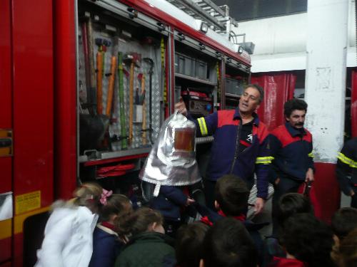 Con los Bomberos
