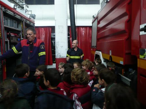 Con los Bomberos