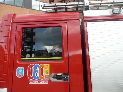 Con los Bomberos