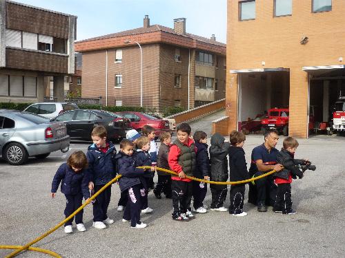 Con los Bomberos