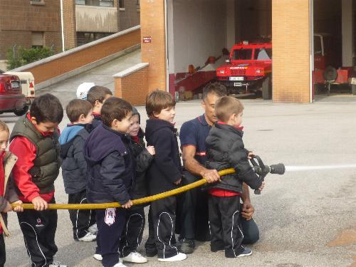 Con los Bomberos