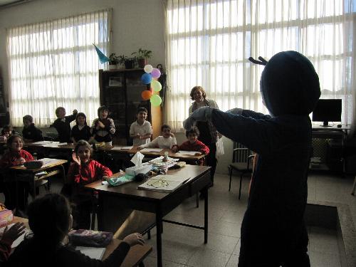 Pupi en el cole
