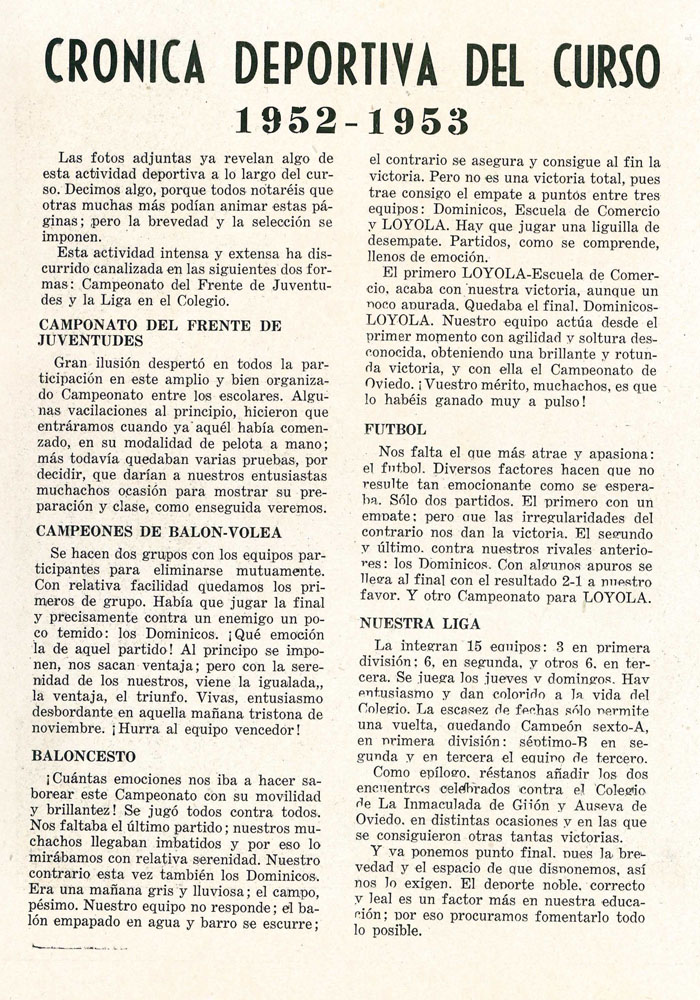 Memoria Escolar