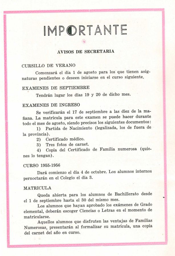 Memoria Escolar
