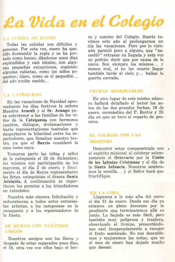 Memoria Escolar