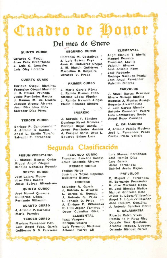 Memoria Escolar