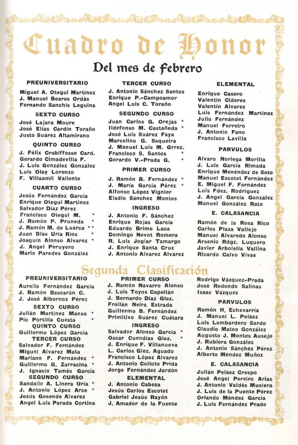 Memoria Escolar