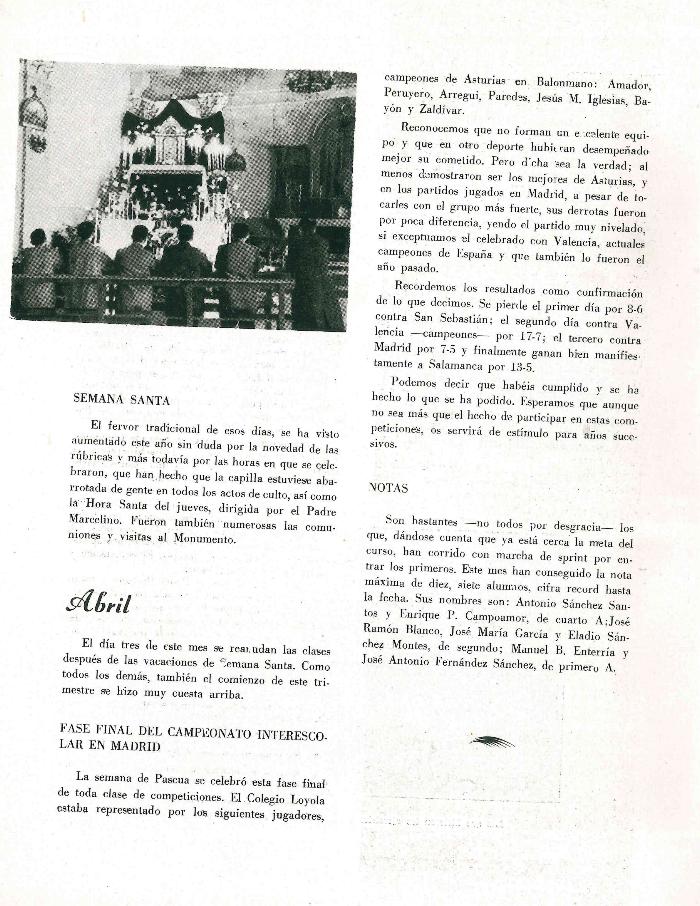 Memoria Escolar