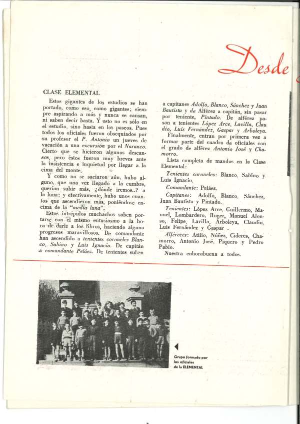 Memoria Escolar