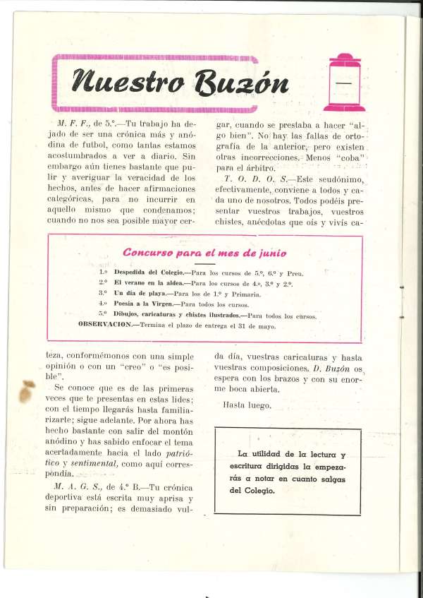 Memoria Escolar