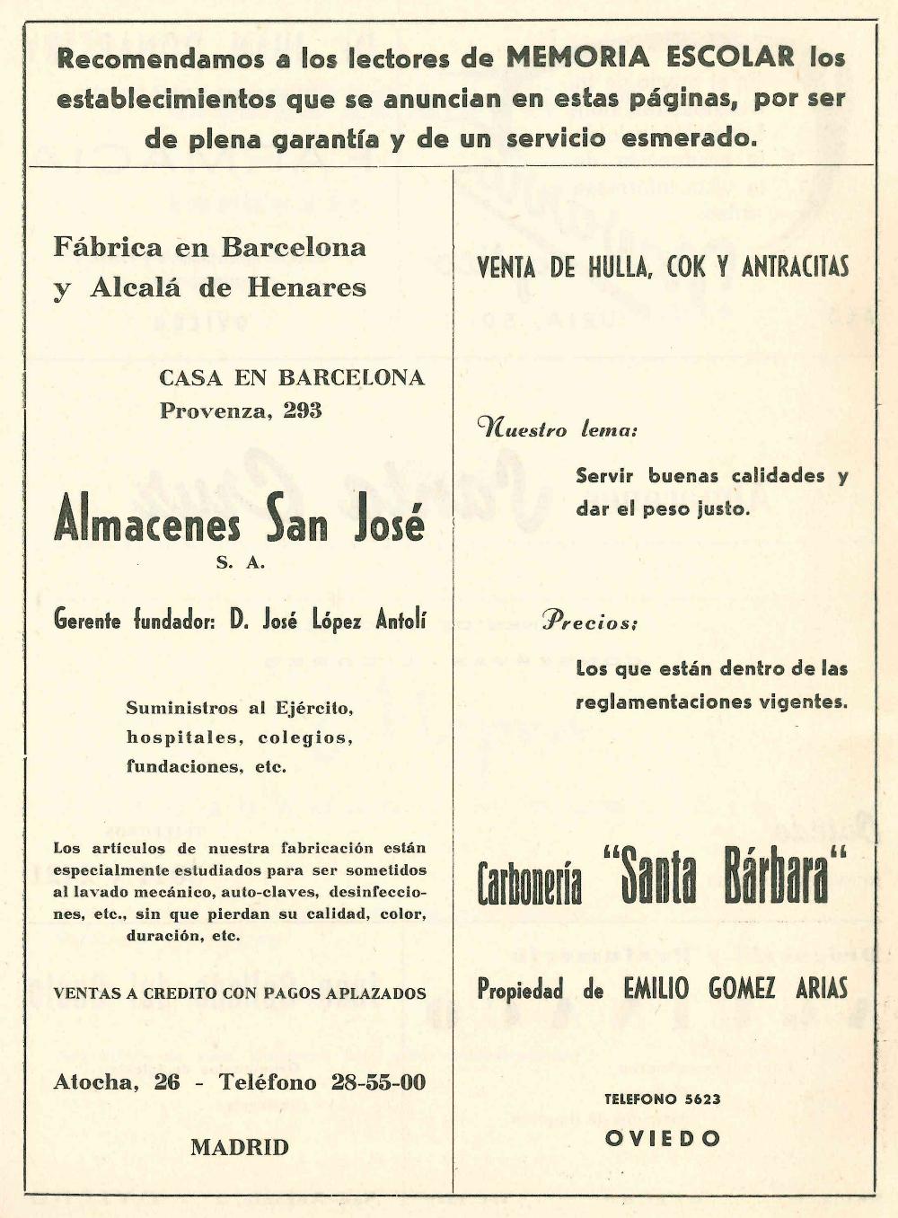 Memoria Escolar