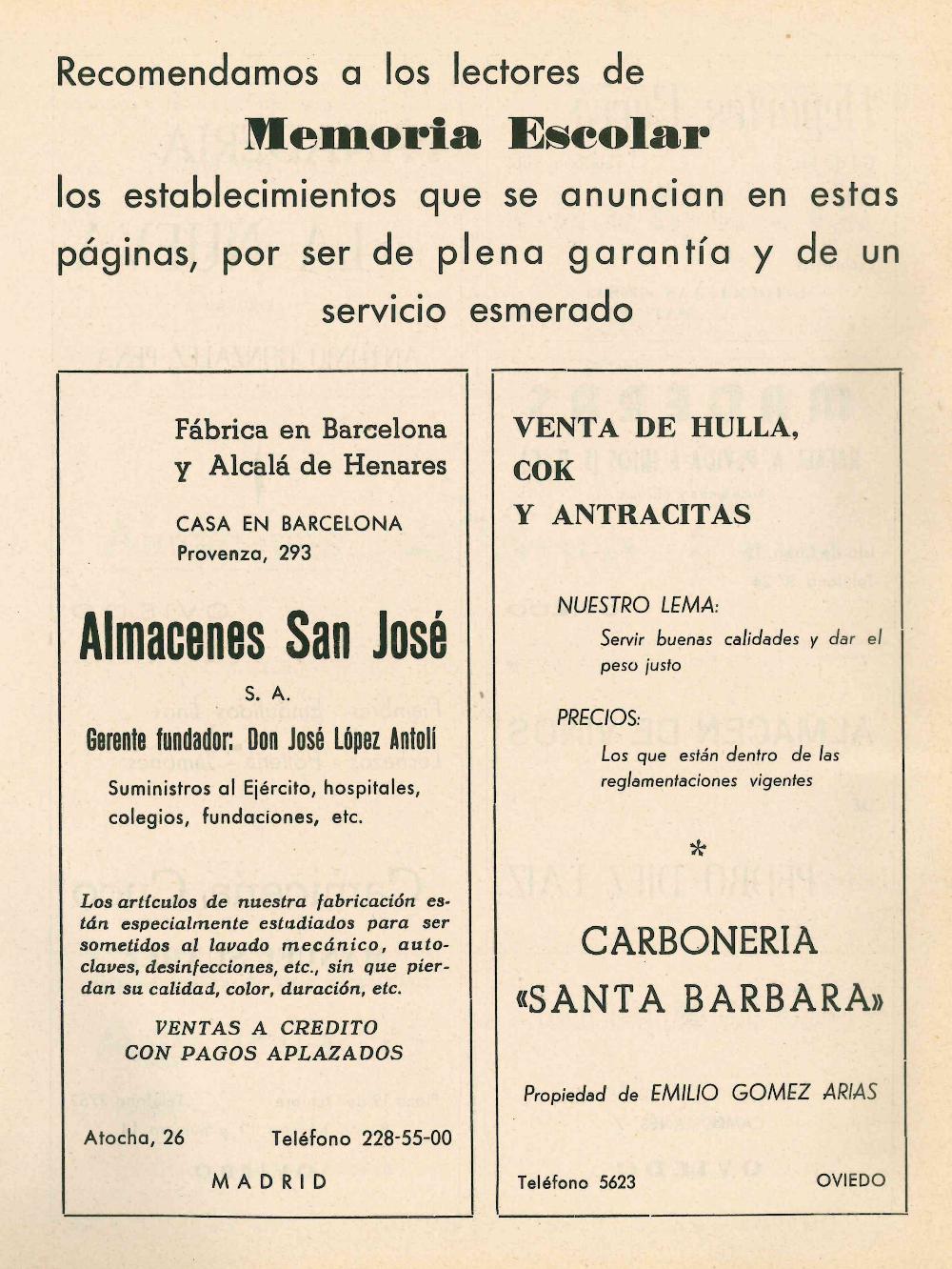 Memoria Escolar