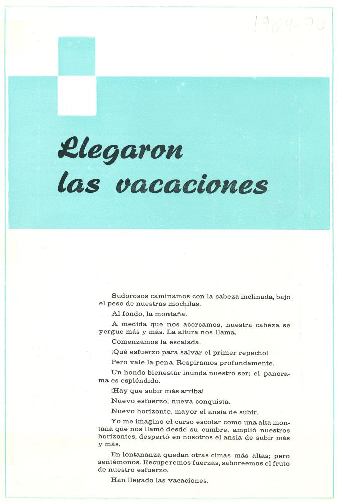 Memoria Escolar