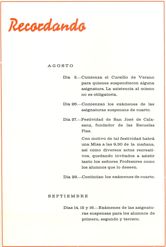 Memoria Escolar