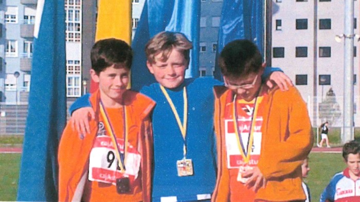 Carlos y Fernando en el podi�m